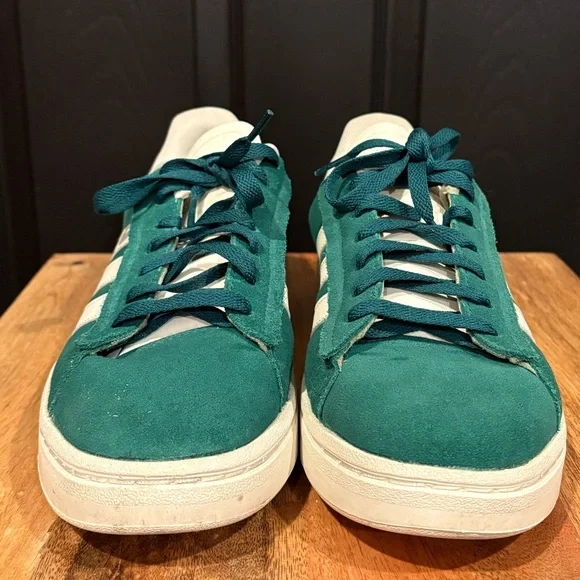 Adidas Grand Court Alpha 00s sneakers - 9 green suede with white stripes - Picture 6 of 11